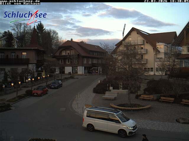 Archiv Foto Webcam Schluchsee: Rathausvorplatz