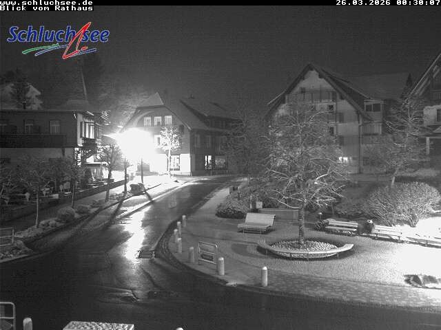 Archiv Foto Webcam Schluchsee: Rathausvorplatz
