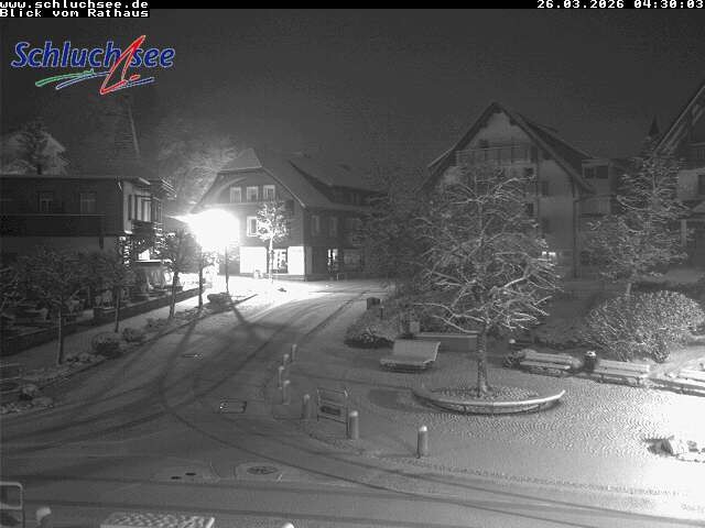 Archiv Foto Webcam Schluchsee: Rathausvorplatz