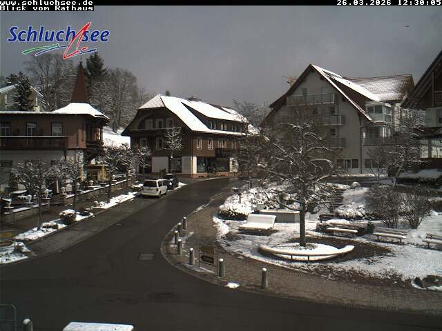 Archiv Foto Webcam Schluchsee: Rathausvorplatz