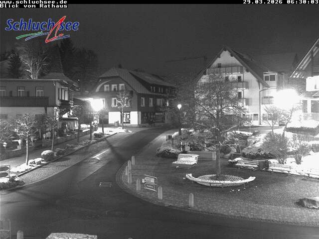 Archived image Webcam Schluchsee: Town hall