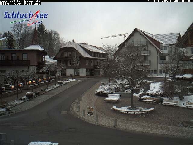 Archived image Webcam Schluchsee: Town hall