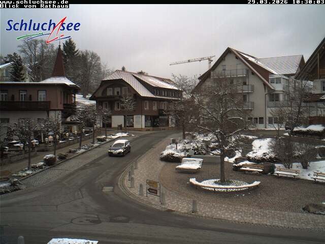 Archived image Webcam Schluchsee: Town hall