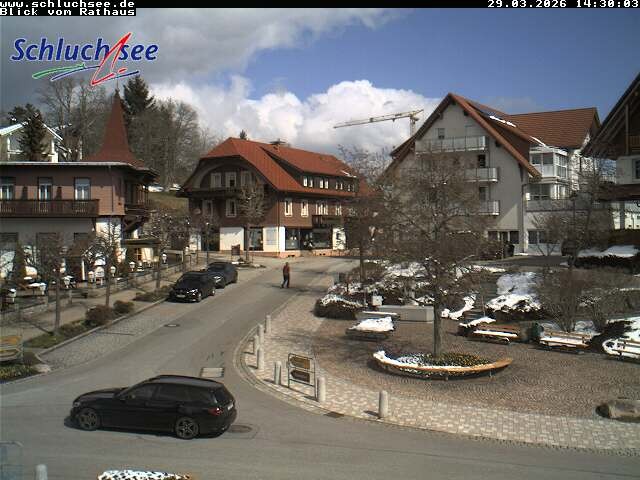 Archived image Webcam Schluchsee: Town hall