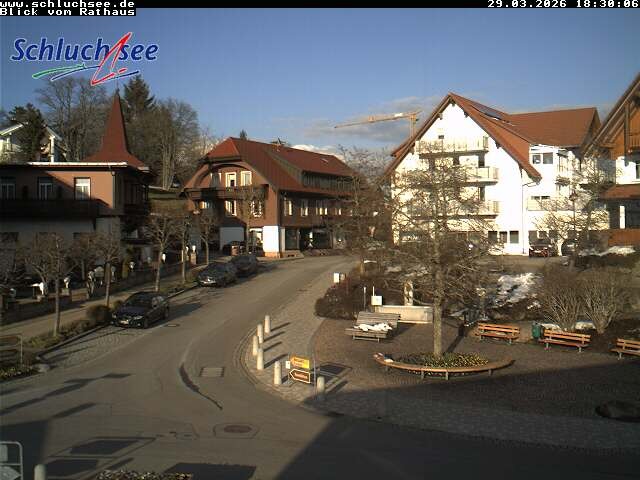 Archived image Webcam Schluchsee: Town hall