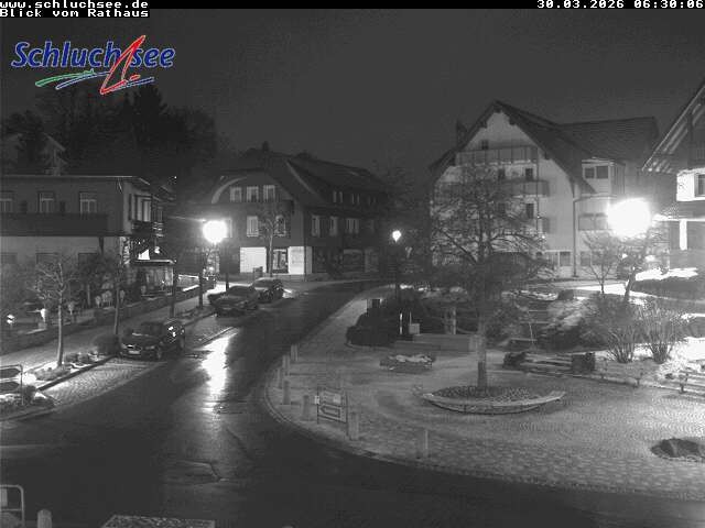 Archiv Foto Webcam Schluchsee: Rathausvorplatz