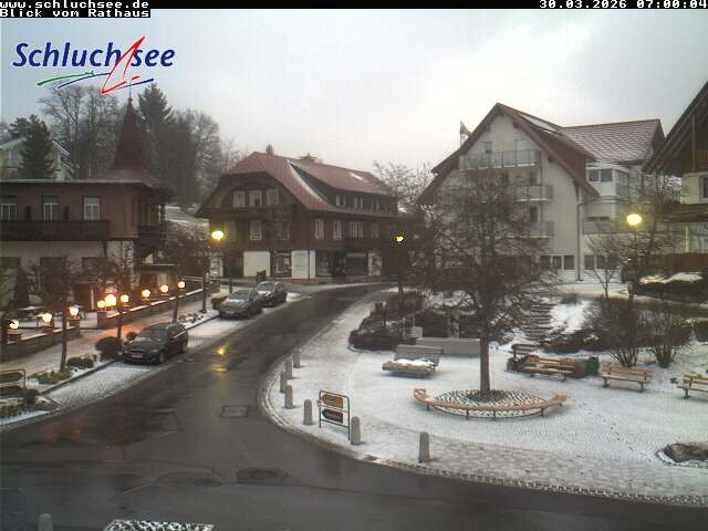 Archiv Foto Webcam Schluchsee: Rathausvorplatz