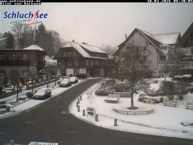 Archiv Foto Webcam Schluchsee: Rathausvorplatz