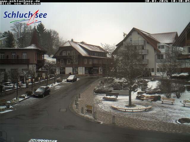 Archiv Foto Webcam Schluchsee: Rathausvorplatz
