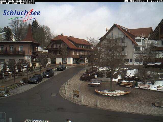 Archiv Foto Webcam Schluchsee: Rathausvorplatz