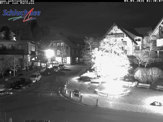 Archived image Webcam Schluchsee: Town hall