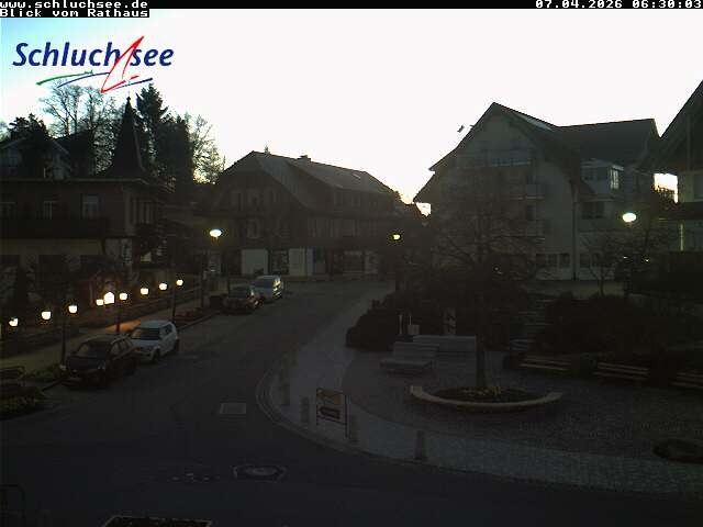 Archived image Webcam Schluchsee: Town hall