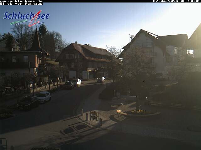 Archived image Webcam Schluchsee: Town hall