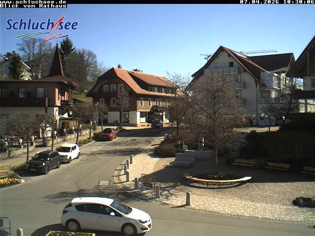 Archiv Foto Webcam Schluchsee: Rathausvorplatz