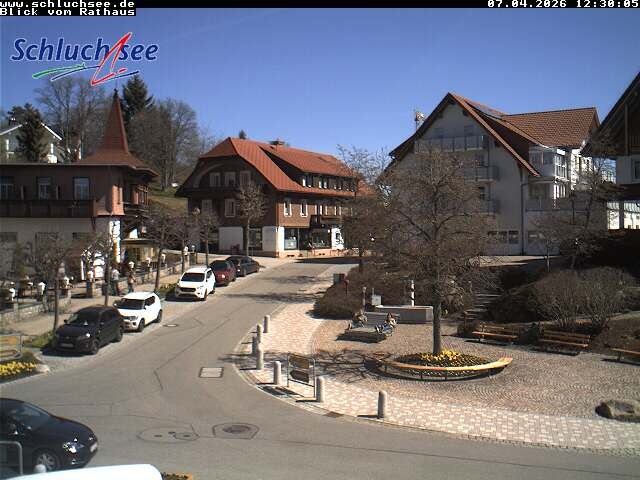 Archiv Foto Webcam Schluchsee: Rathausvorplatz