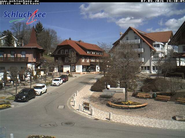 Archiv Foto Webcam Schluchsee: Rathausvorplatz