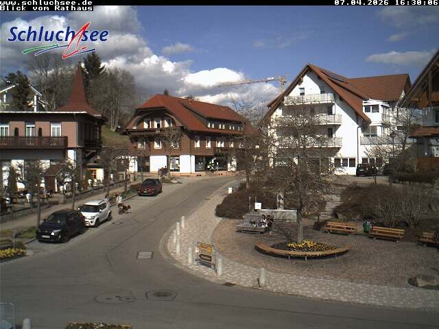 Archiv Foto Webcam Schluchsee: Rathausvorplatz