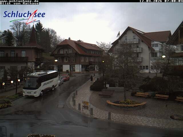 Archiv Foto Webcam Schluchsee: Rathausvorplatz