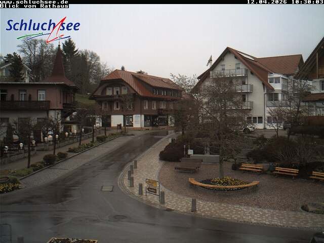Archiv Foto Webcam Schluchsee: Rathausvorplatz