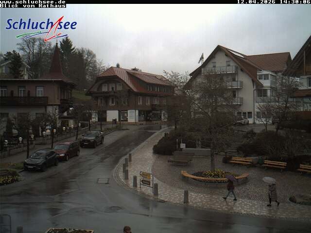 Archiv Foto Webcam Schluchsee: Rathausvorplatz