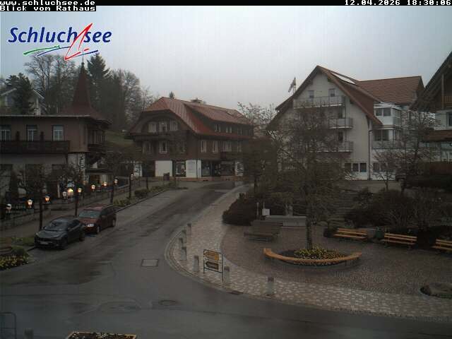Archiv Foto Webcam Schluchsee: Rathausvorplatz