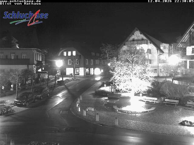 Archived image Webcam Schluchsee: Town hall