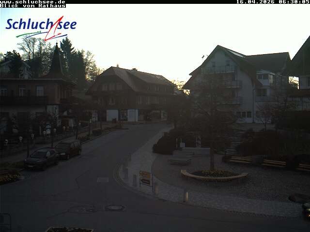 Archived image Webcam Schluchsee: Town hall