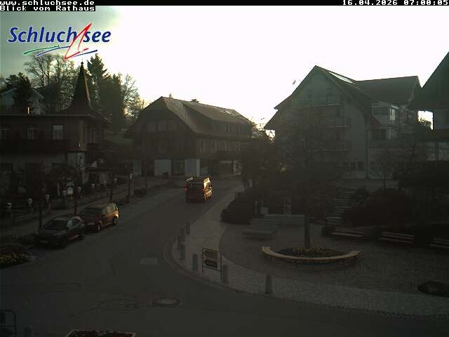 Archived image Webcam Schluchsee: Town hall