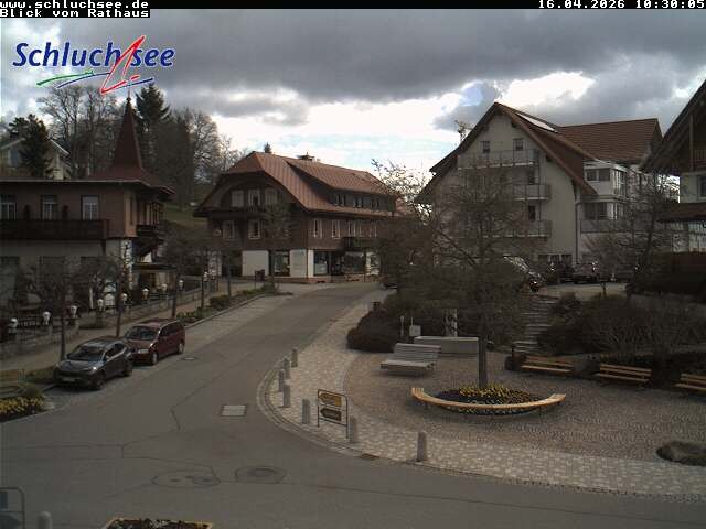 Archived image Webcam Schluchsee: Town hall