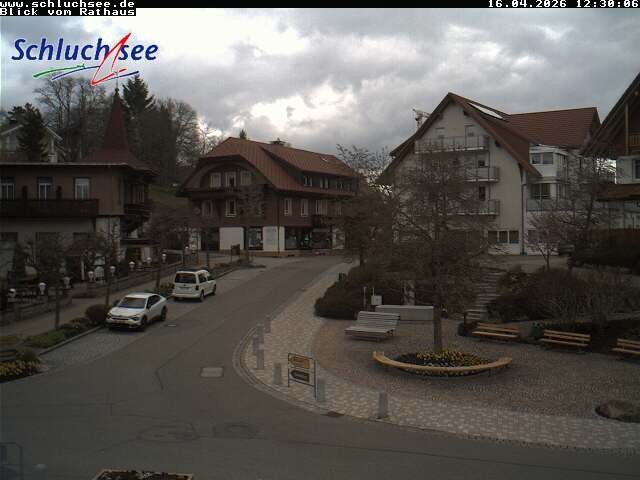 Archiv Foto Webcam Schluchsee: Rathausvorplatz
