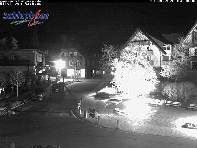 Archiv Foto Webcam Schluchsee: Rathausvorplatz