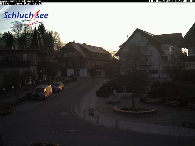 Archiv Foto Webcam Schluchsee: Rathausvorplatz