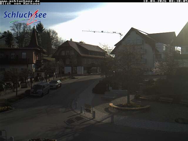 Archiv Foto Webcam Schluchsee: Rathausvorplatz