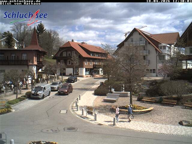 Archiv Foto Webcam Schluchsee: Rathausvorplatz