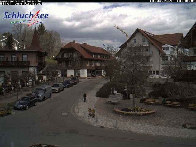 Archiv Foto Webcam Schluchsee: Rathausvorplatz