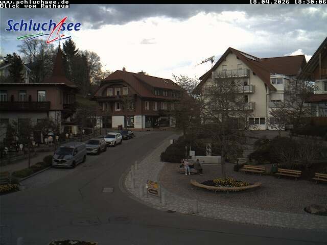 Archiv Foto Webcam Schluchsee: Rathausvorplatz
