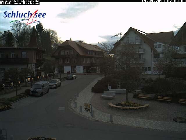 Archiv Foto Webcam Schluchsee: Rathausvorplatz