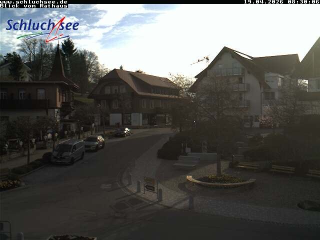 Archiv Foto Webcam Schluchsee: Rathausvorplatz