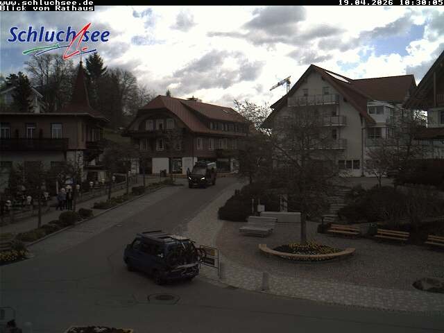 Archiv Foto Webcam Schluchsee: Rathausvorplatz