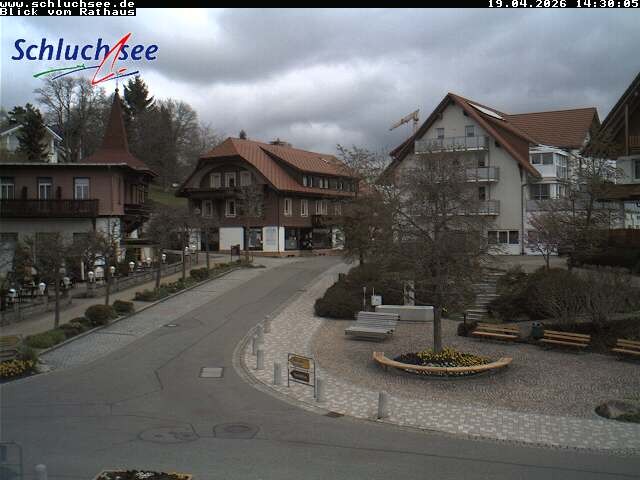 Archived image Webcam Schluchsee: Town hall