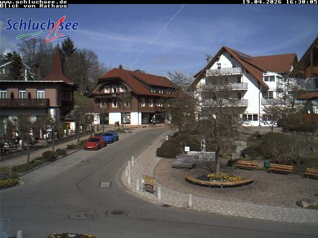 Archived image Webcam Schluchsee: Town hall