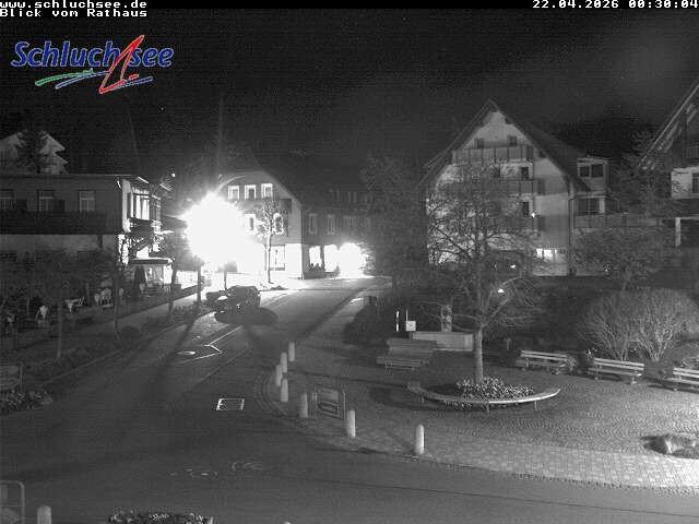 Archived image Webcam Schluchsee: Town hall