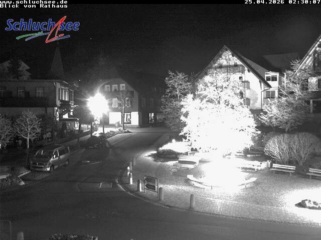 Archived image Webcam Schluchsee: Town hall
