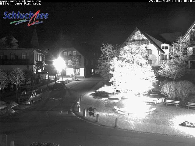Archived image Webcam Schluchsee: Town hall