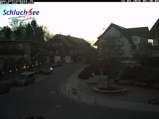 Archived image Webcam Schluchsee: Town hall