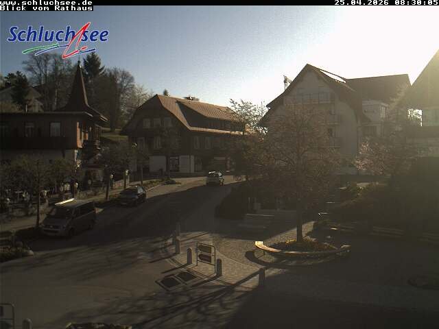 Archived image Webcam Schluchsee: Town hall
