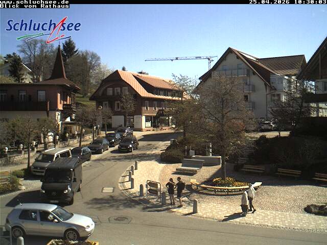 Archived image Webcam Schluchsee: Town hall
