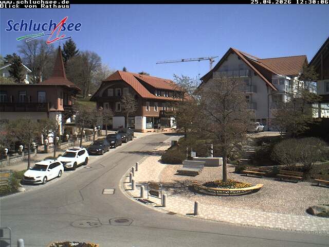 Archived image Webcam Schluchsee: Town hall
