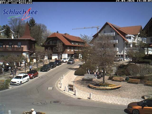 Archiv Foto Webcam Schluchsee: Rathausvorplatz