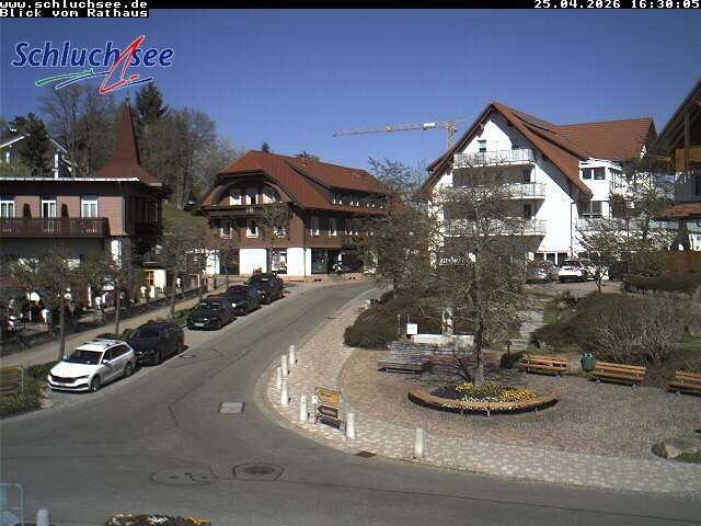 Archiv Foto Webcam Schluchsee: Rathausvorplatz